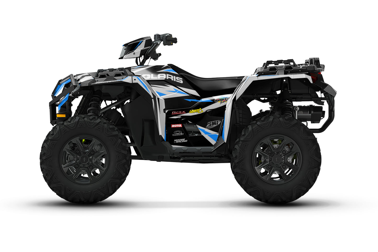 POLARIS SPORTSMAN XP S 850-1000 FULL GRAPHICS KIT "RACING BLUE" DESIGN