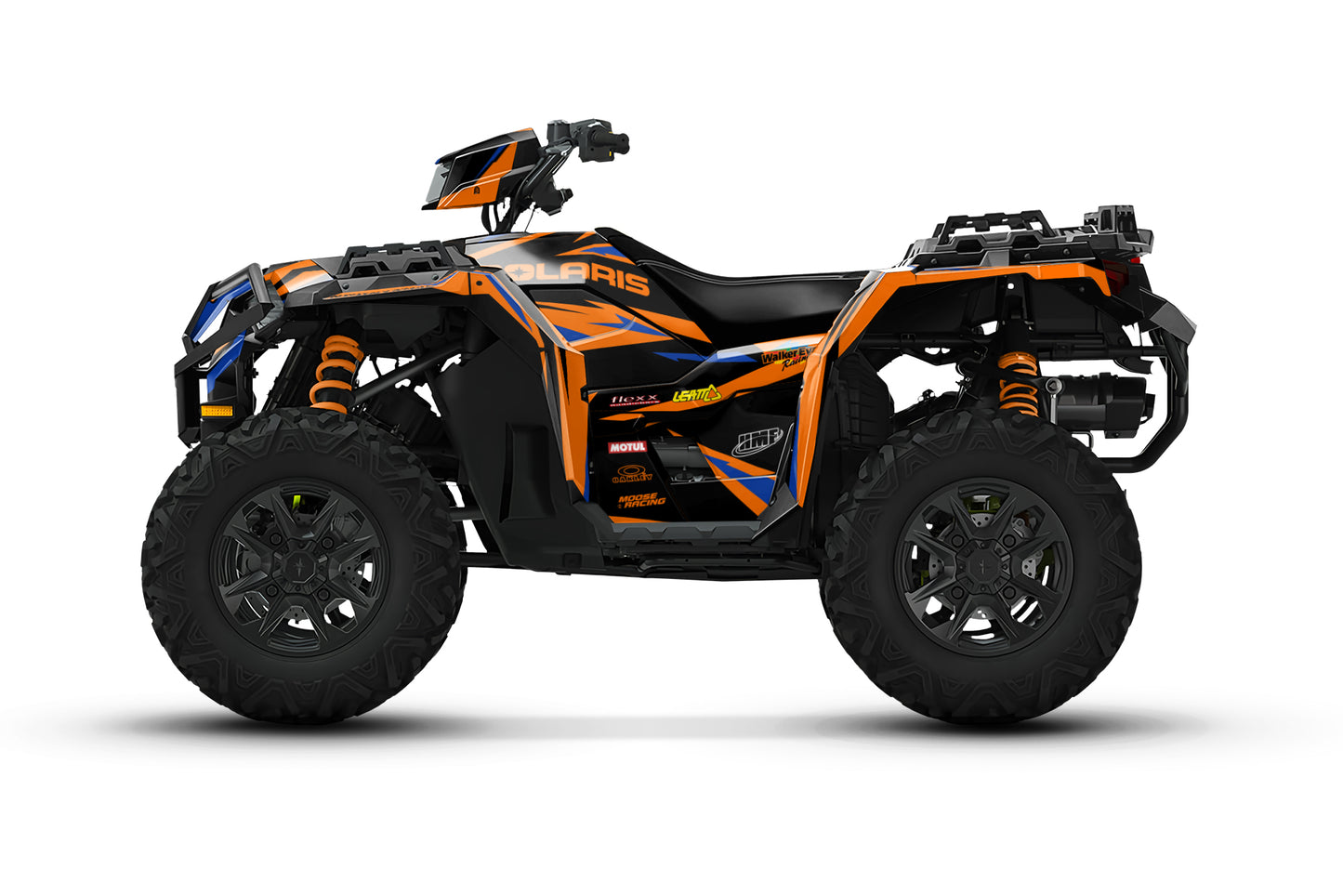 POLARIS SPORTSMAN XP S 850-1000 FULL GRAPHICS KIT "RACING ORANGE" DESIGN