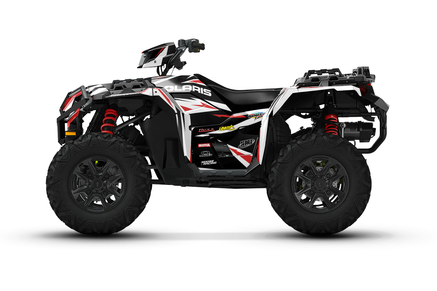 POLARIS SPORTSMAN XP S 850-1000 FULL GRAPHICS KIT "RACING RED" DESIGN