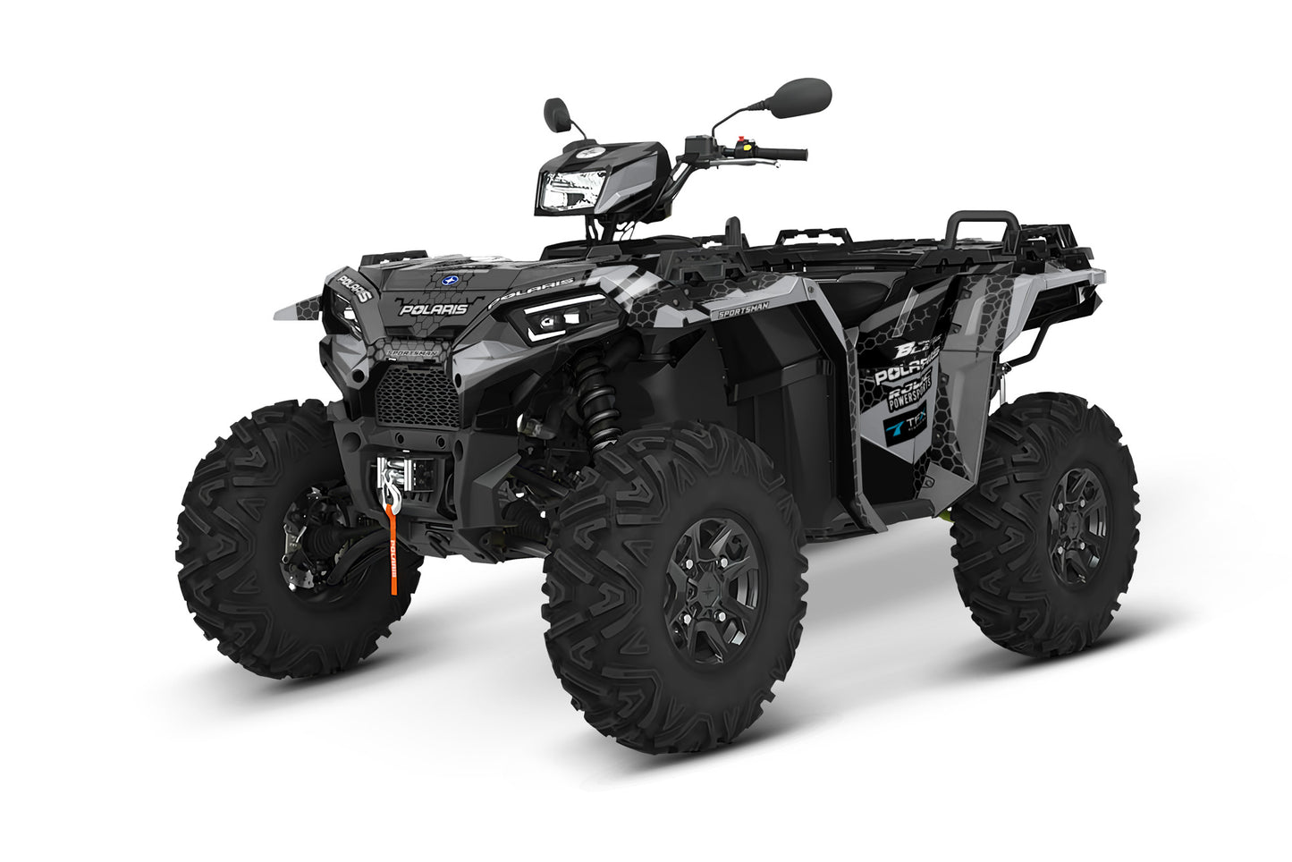 POLARIS SPORTSMAN XP S 850-1000 FULL GRAPHICS KIT "HIGHCORE GREY" DESIGN