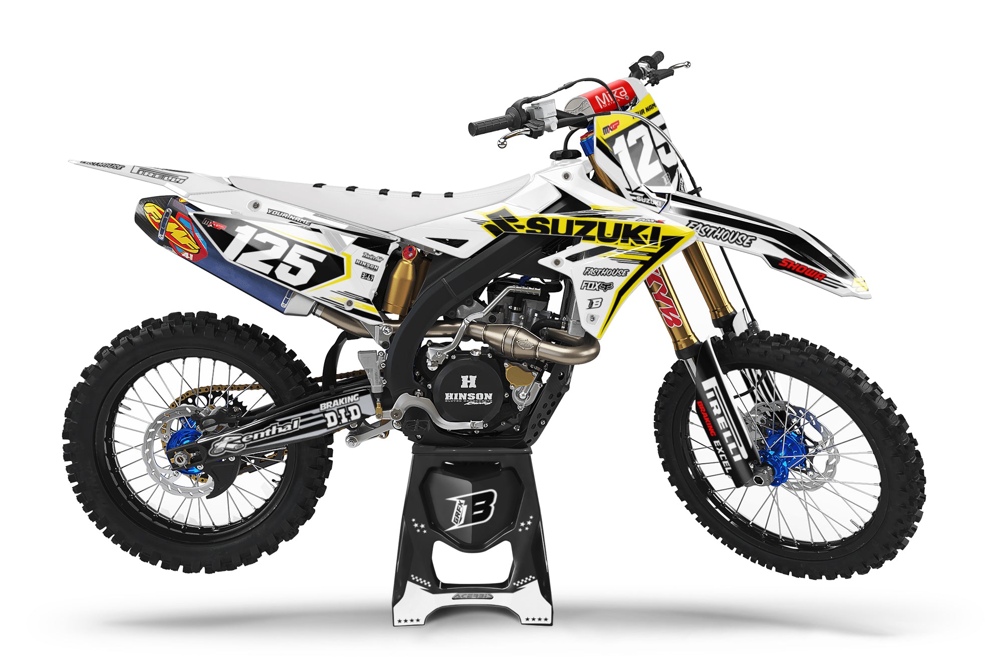 Motorcross Graphix Custom Graphics for Suzuki Motocross – bling graphix