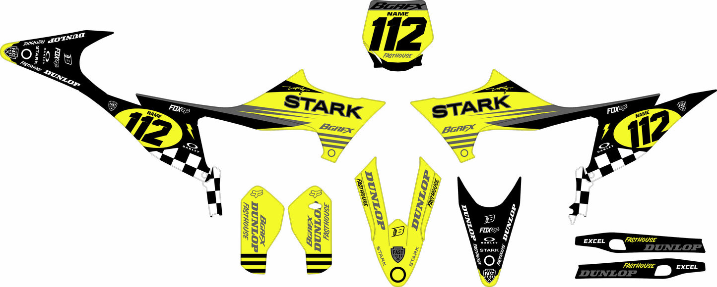 STARK VARG FULL GRAPHICS KIT ''FINISH FLUO'' DESIGN