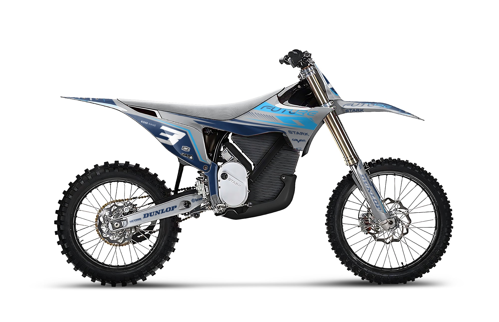 Bgrfx Graphics STARK VARG FULL GRAPHICS KIT ''FUTURE BLUE'' DESIGN – bling graphix