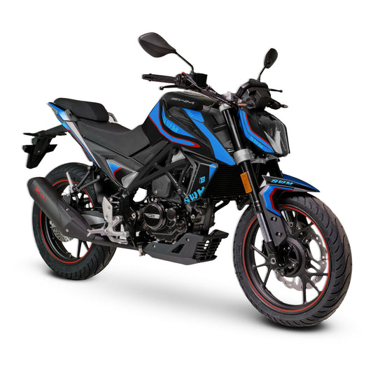 SWM HOKU FULL GRAPHICS KIT ''LINED BLUE'' DESIGN