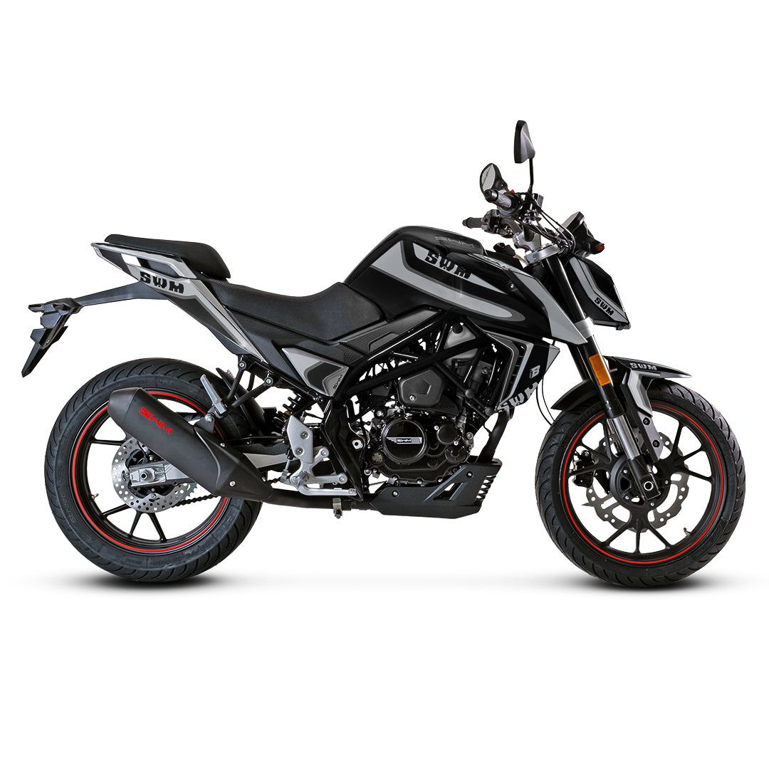 SWM HOKU FULL GRAPHICS KIT ''LINED GREY'' DESIGN