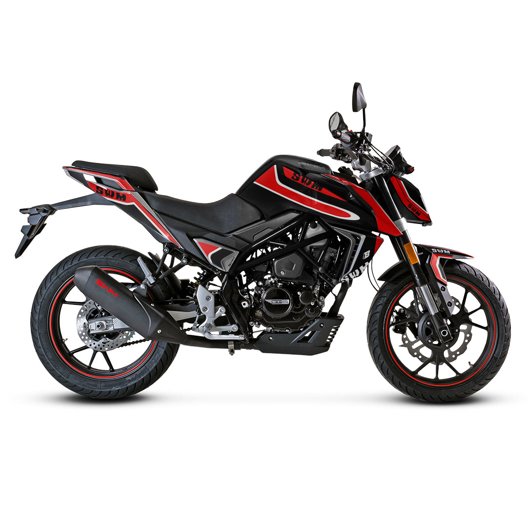 SWM HOKU FULL GRAPHICS KIT ''LINED RED'' DESIGN