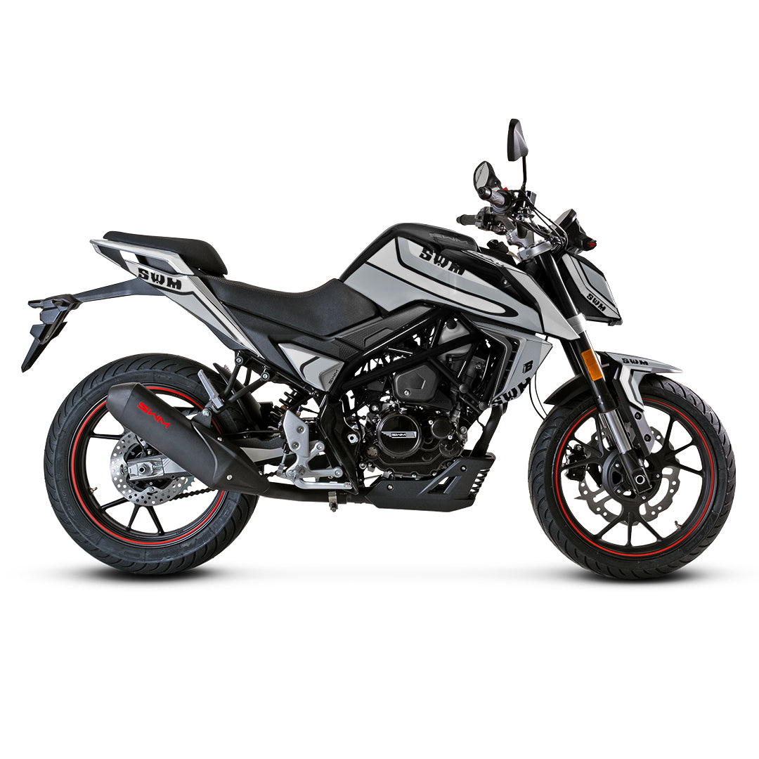 SWM HOKU FULL GRAPHICS KIT ''LINED WHITE'' DESIGN