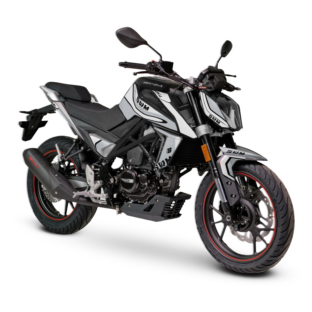 SWM HOKU FULL GRAPHICS KIT ''LINED WHITE'' DESIGN