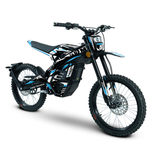 SWM BINSEN FULL GRAPHICS KIT ''TRACKER BLUE'' DESIGN
