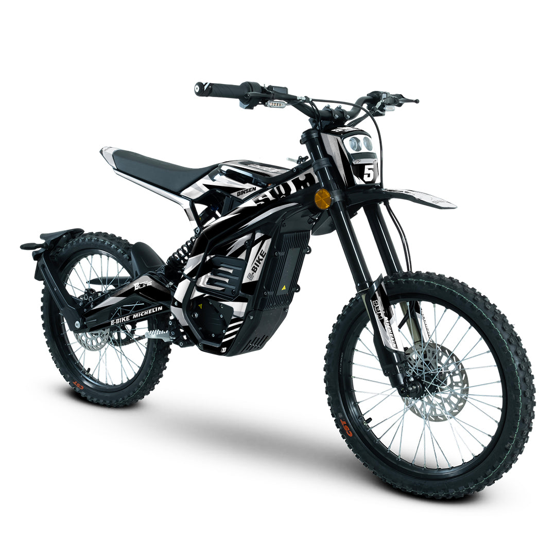 SWM BINSEN FULL GRAPHICS KIT ''TRACKER GREY'' DESIGN