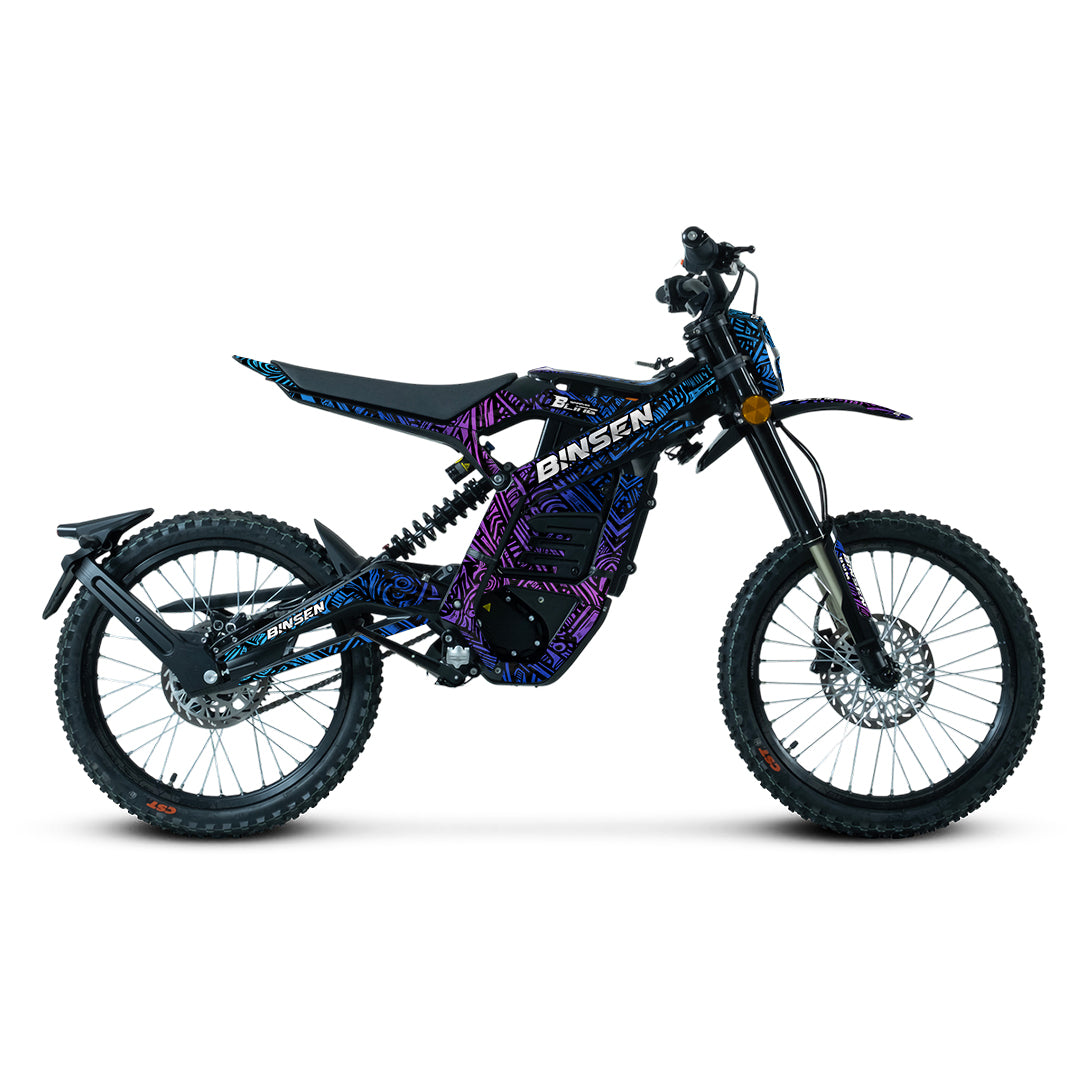 SWM BINSEN FULL GRAPHICS KIT ''ANCIENT BLUE'' DESIGN