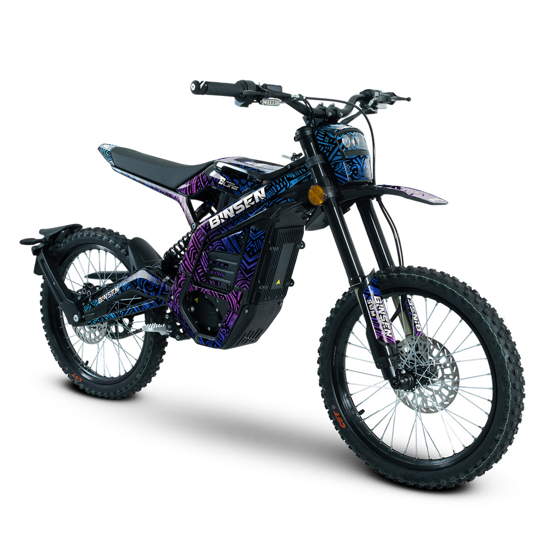 SWM BINSEN FULL GRAPHICS KIT ''ANCIENT BLUE'' DESIGN