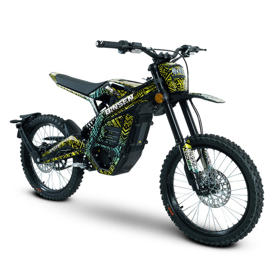 SWM BINSEN FULL GRAPHICS KIT ''ANCIENT LIME GREEN'' DESIGN