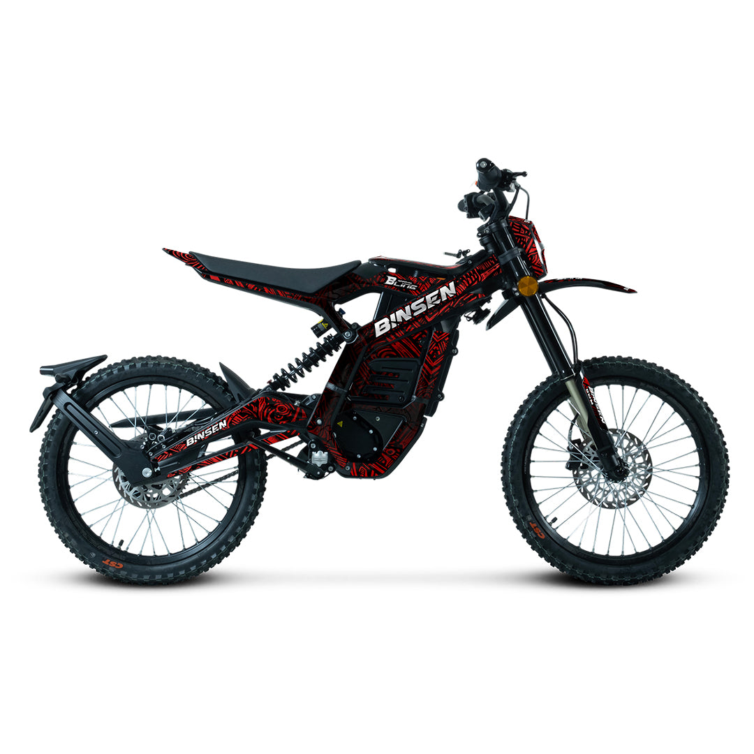 SWM BINSEN FULL GRAPHICS KIT ''ANCIENT RED'' DESIGN