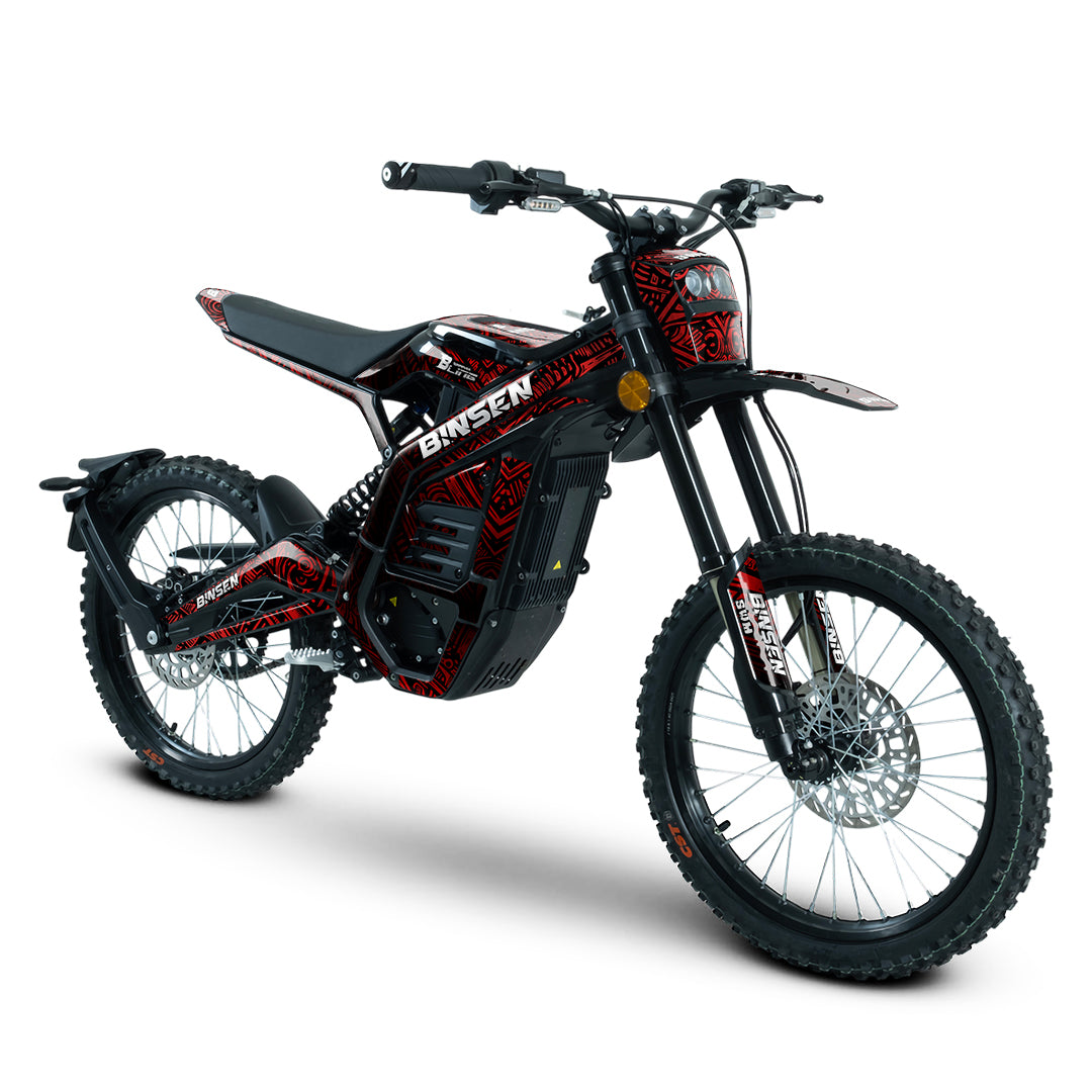SWM BINSEN FULL GRAPHICS KIT ''ANCIENT RED'' DESIGN
