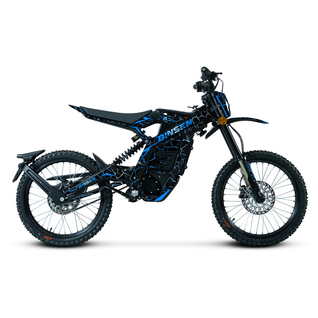 SWM BINSEN FULL GRAPHICS KIT ''THUNDER BLUE'' DESIGN