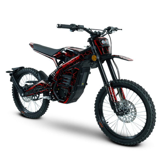 SWM BINSEN FULL GRAPHICS KIT ''THUNDER RED'' DESIGN