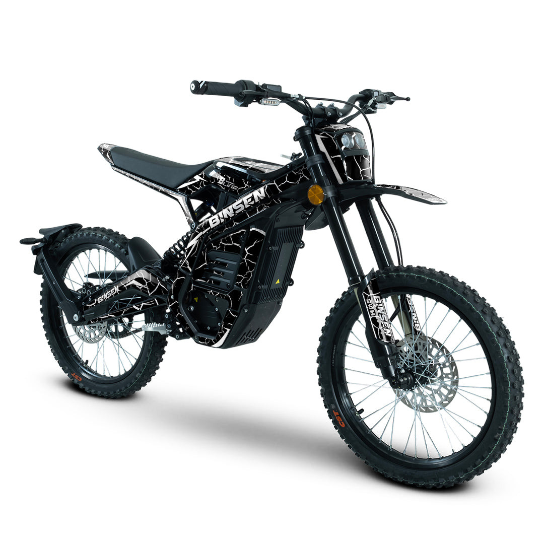 SWM BINSEN FULL GRAPHICS KIT ''THUNDER WHITE'' DESIGN
