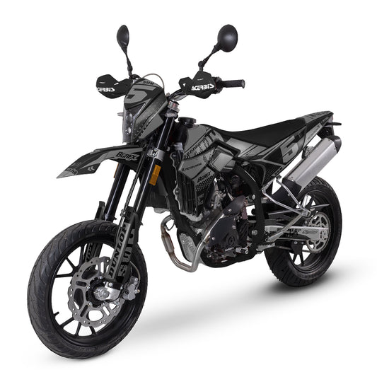 SWM SM125 R - SM500 R FULL GRAPHICS KIT ''FACTORED BLACK'' DESIGN