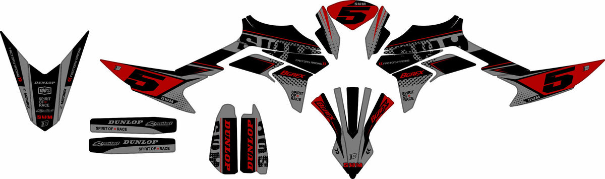SWM SM125 R - SM500 R FULL GRAPHICS KIT ''FACTORED'' DESIGN
