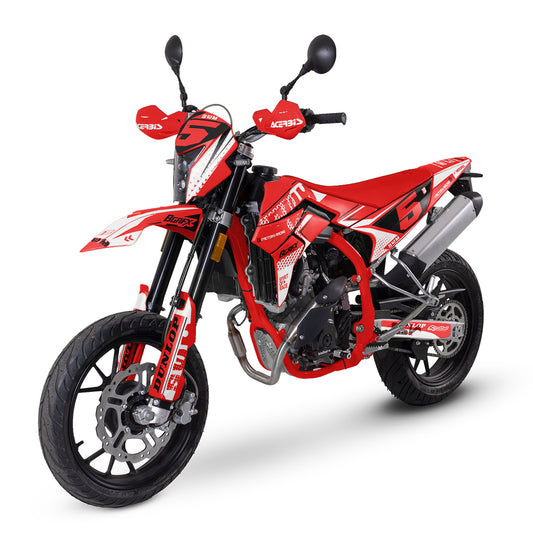 SWM SM125 R - SM500 R FULL GRAPHICS KIT ''FACTORED RED'' DESIGN