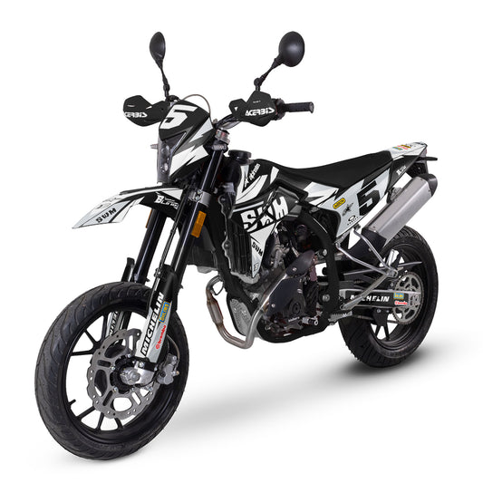 SWM SM125 R - SM500 R FULL GRAPHICS KIT ''RACED GREY'' DESIGN