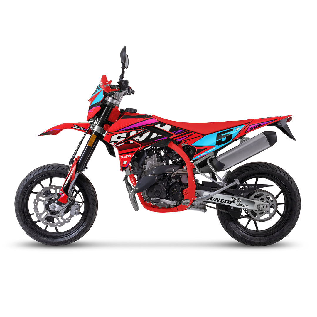 SWM SM125 R - SM500 R FULL GRAPHICS KIT ''TRANCED'' DESIGN