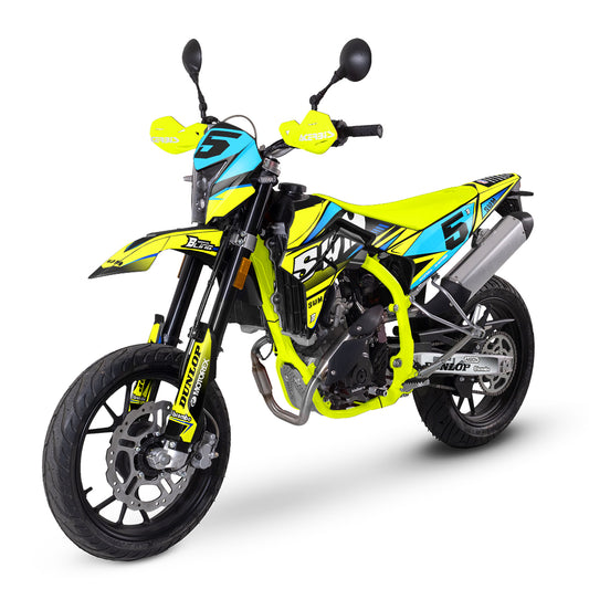 SWM SM125 R - SM500 R FULL GRAPHICS KIT ''TRANCED FLUO'' DESIGN