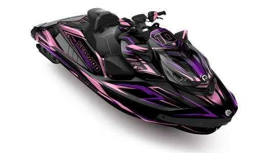 SEA-DOO RXP RXP-X 2021-2027 FULL GRAPHICS KIT "ATTACK PINK" DESIGN