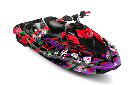 SEA-DOO SPARK TRIXX 2024 FULL GRAPHICS KIT "JOKER" DESIGN