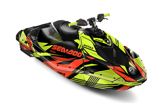 SEA-DOO SPARK TRIXX 2024 FULL GRAPHICS KIT "LINED" DESIGN