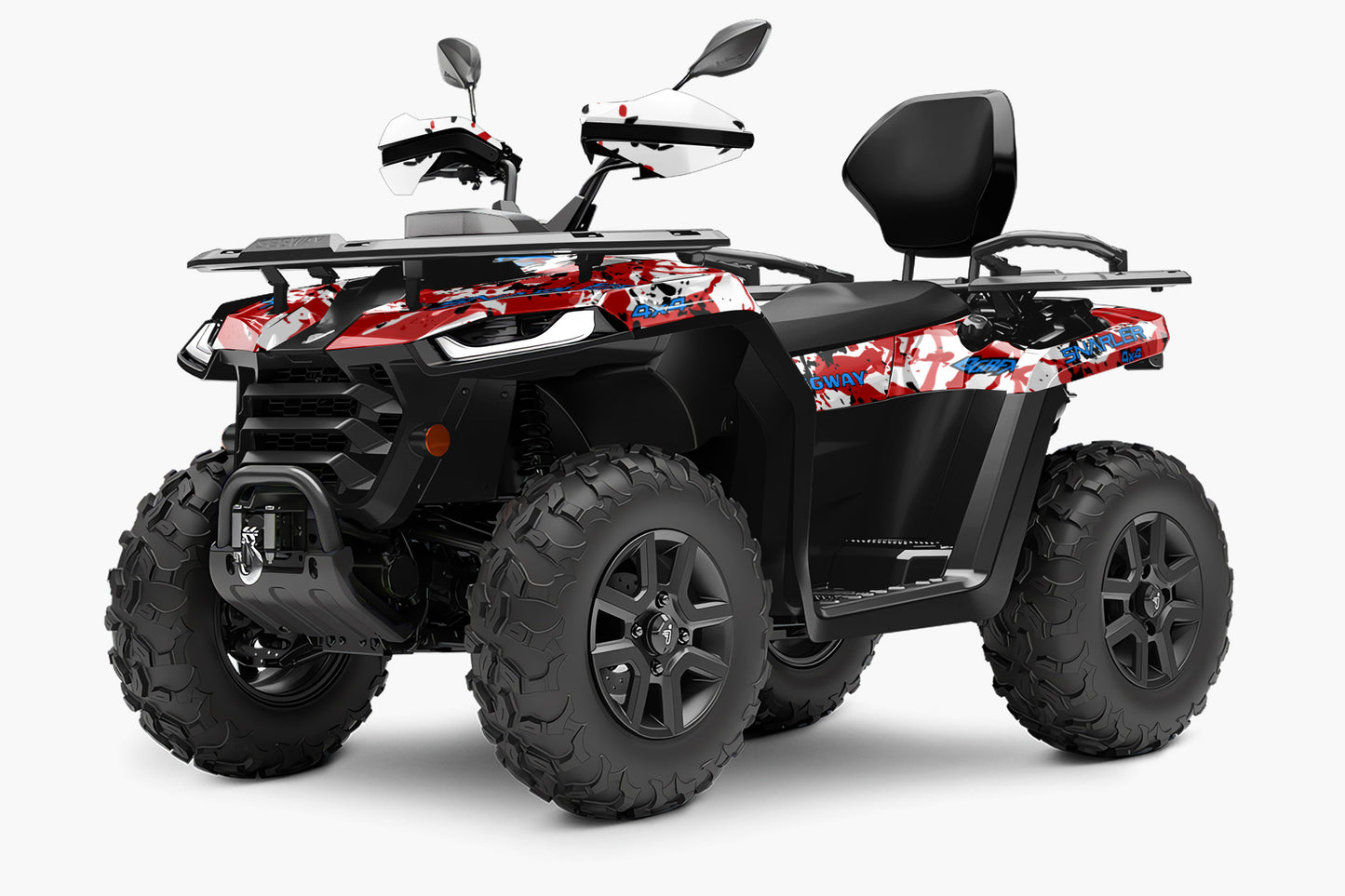 SEGWAY SNARLER AT5 FULL GRAPHICS KIT "ARMY V1 RED" DESIGN