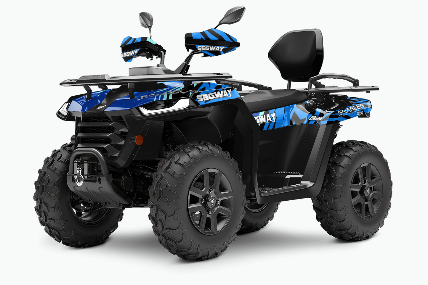 SEGWAY SNARLER AT5 FULL GRAPHICS KIT "PULSED BLUE" DESIGN