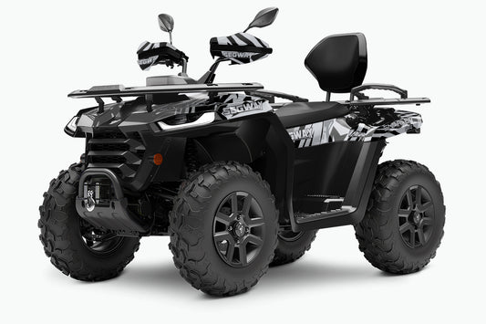 SEGWAY SNARLER AT5 FULL GRAPHICS KIT "PULSED GREY" DESIGN