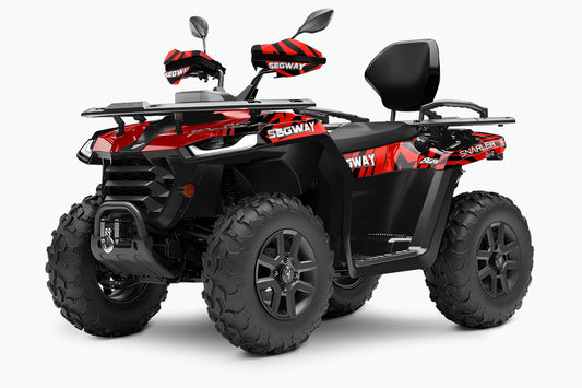 SEGWAY SNARLER AT5 FULL GRAPHICS KIT "PULSED RED" DESIGN