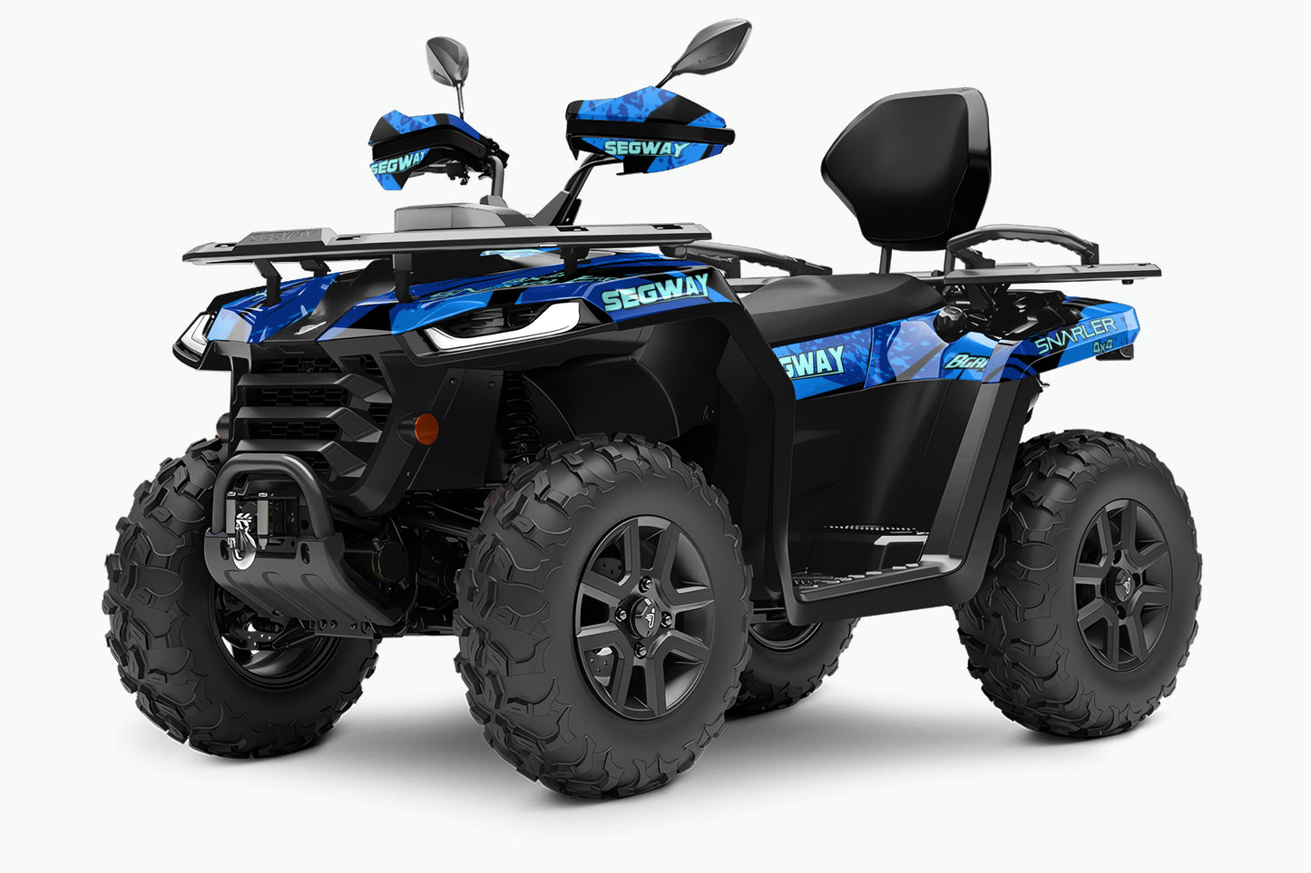 SEGWAY SNARLER AT5 FULL GRAPHICS KIT "SHRED BLUE" DESIGN
