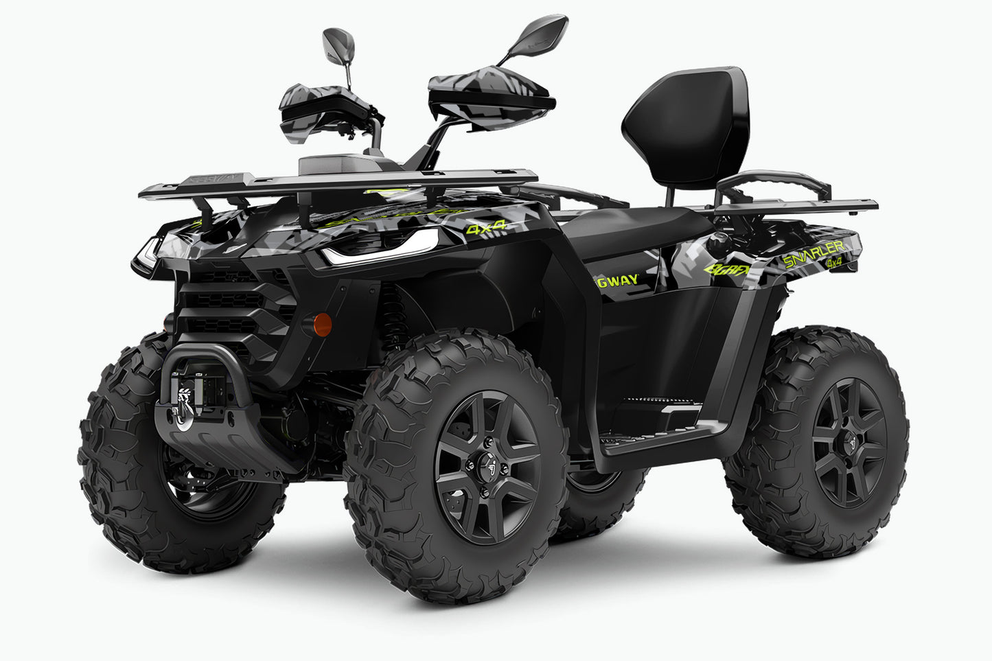 SEGWAY SNARLER AT5 FULL GRAPHICS KIT "TRANCED GREY" DESIGN