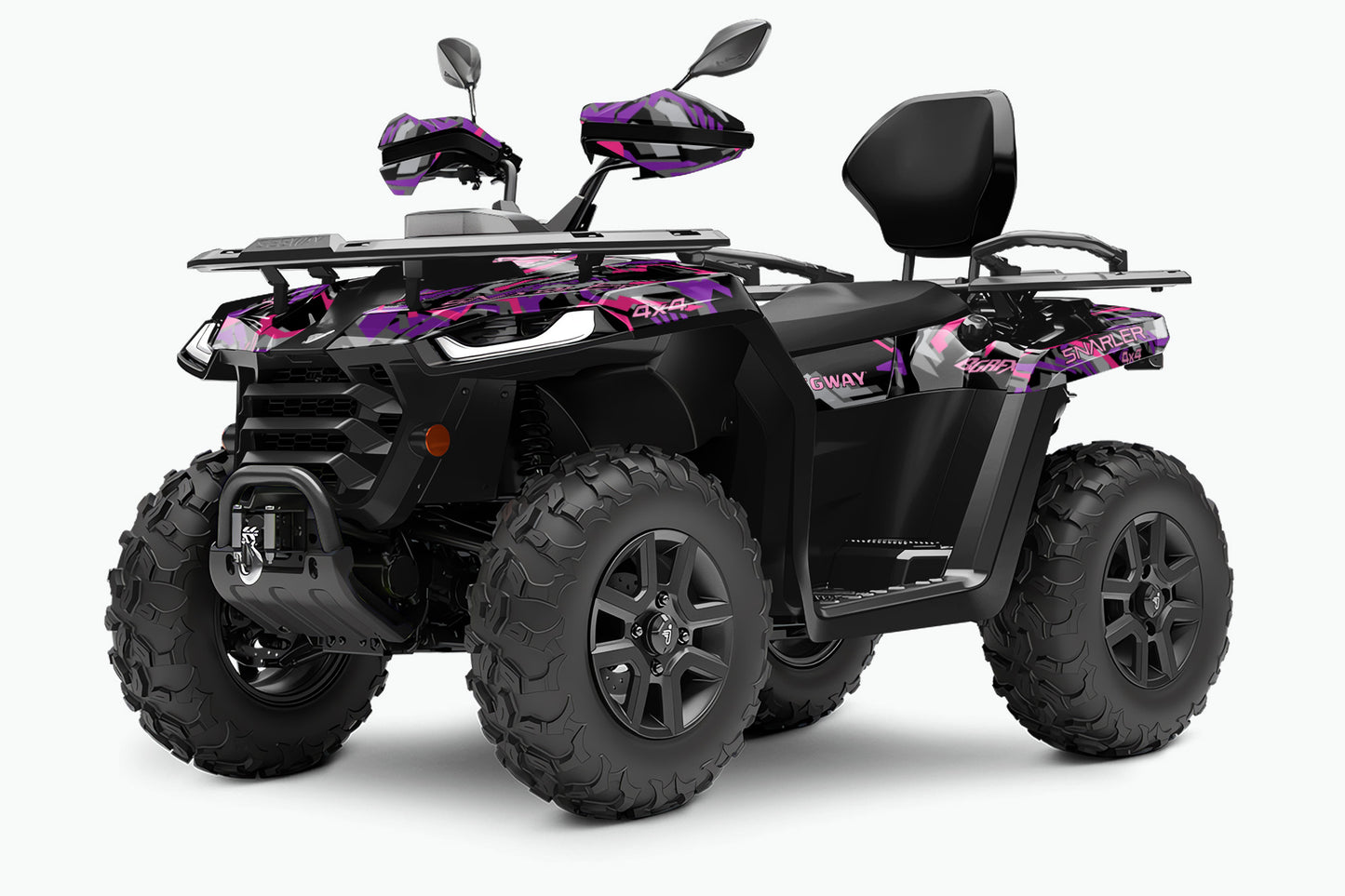 SEGWAY SNARLER AT5 FULL GRAPHICS KIT "TRANCED PINK" DESIGN