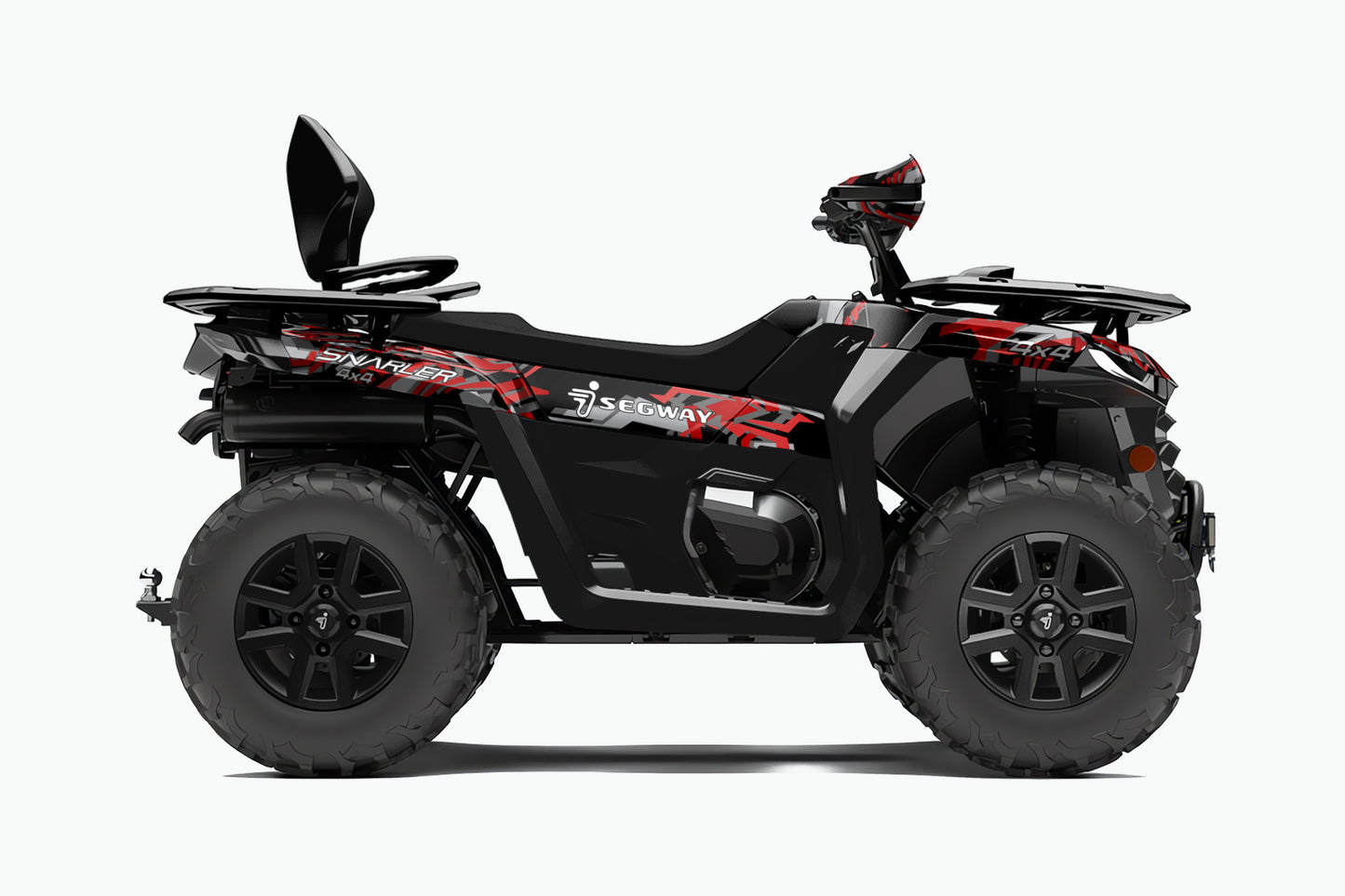 SEGWAY SNARLER AT5 FULL GRAPHICS KIT "TRANCED RED" DESIGN