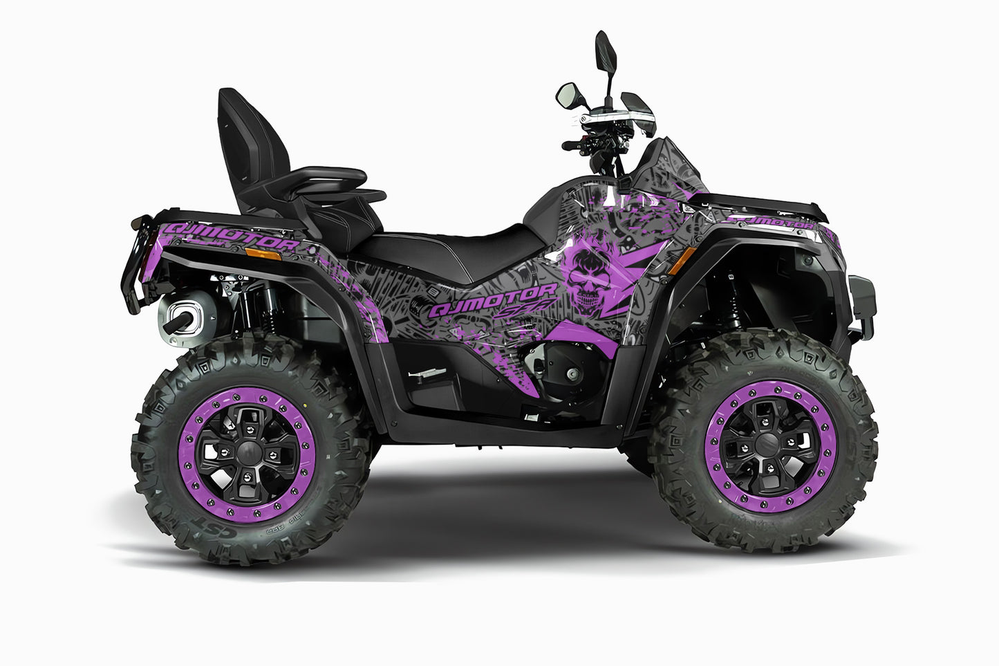 QJMOTOR SFA 1000 / 600 FULL GRAPHICS KIT ''FUELED PURPLE'' DESIGN