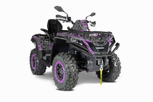 QJMOTOR SFA 1000 / 600 FULL GRAPHICS KIT ''FUELED PURPLE'' DESIGN