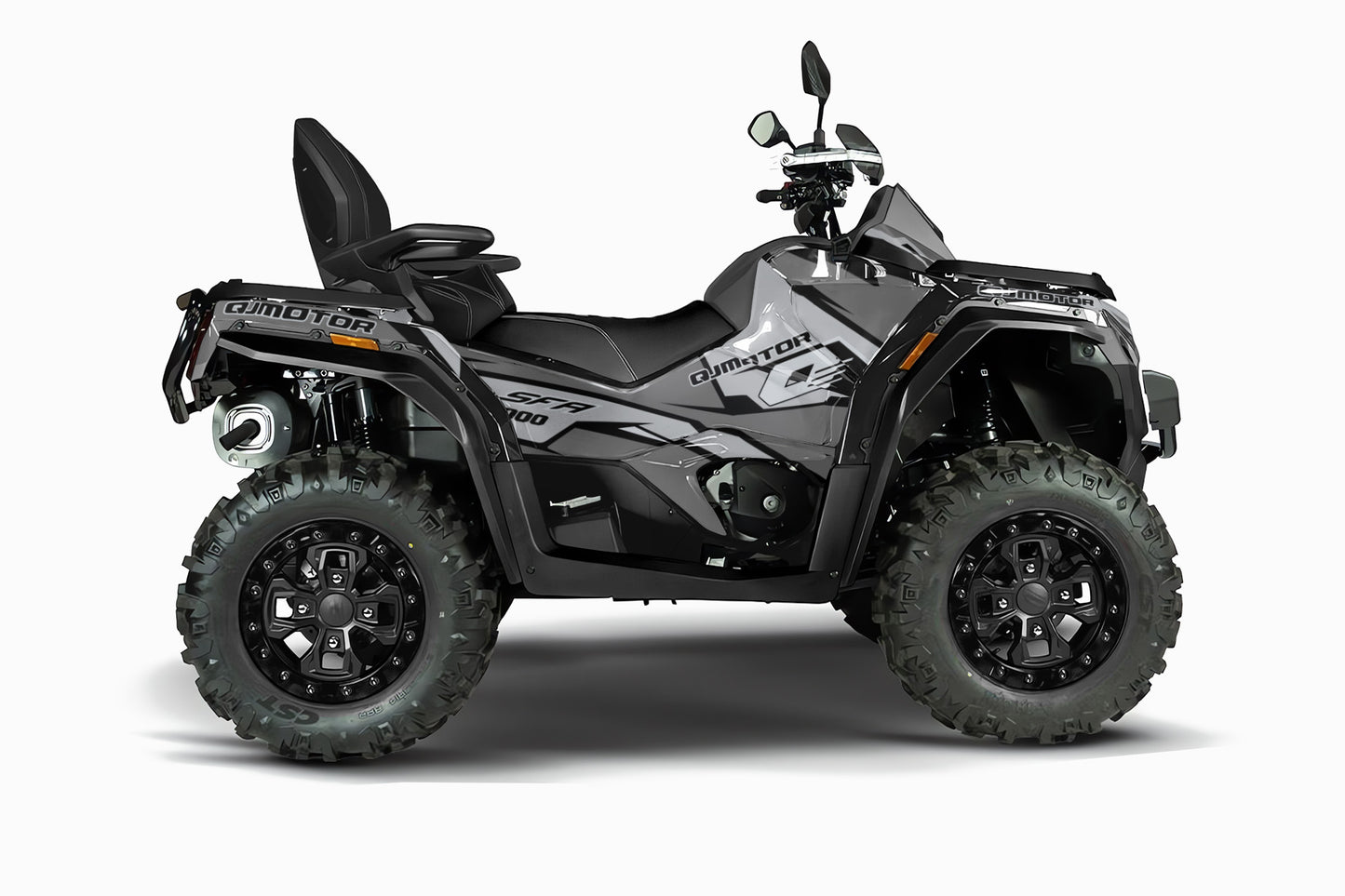 QJMOTOR SFA 1000 / 600 FULL GRAPHICS KIT ''RACED GREY'' DESIGN