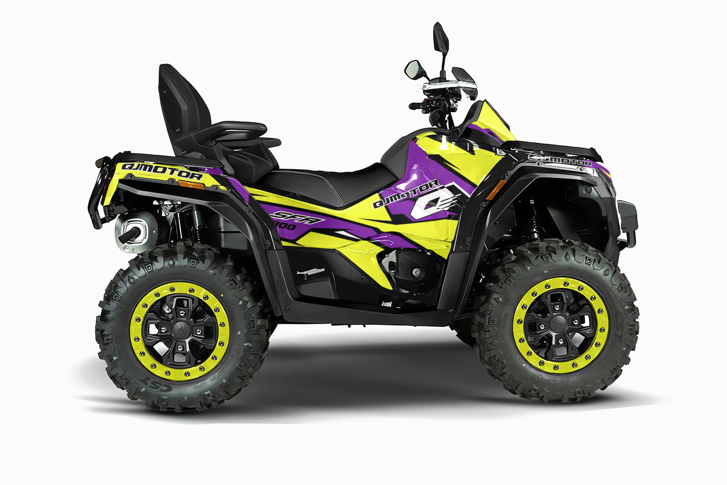QJMOTOR SFA 1000 / 600 FULL GRAPHICS KIT ''RACED PURPLE'' DESIGN