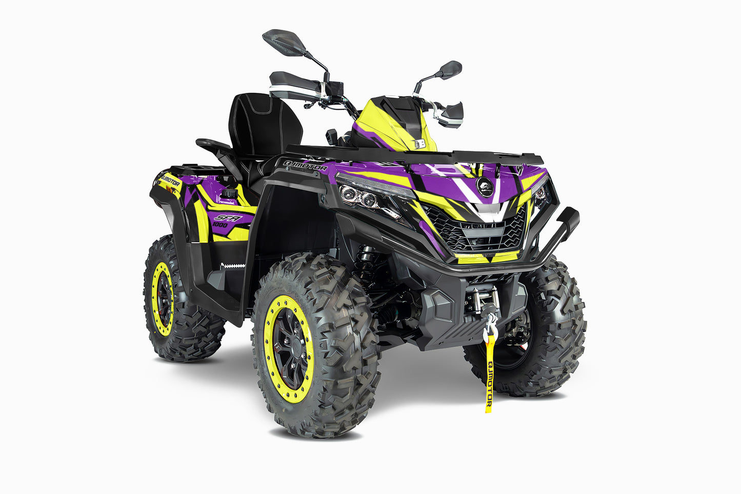 QJMOTOR SFA 1000 / 600 FULL GRAPHICS KIT ''RACED PURPLE'' DESIGN