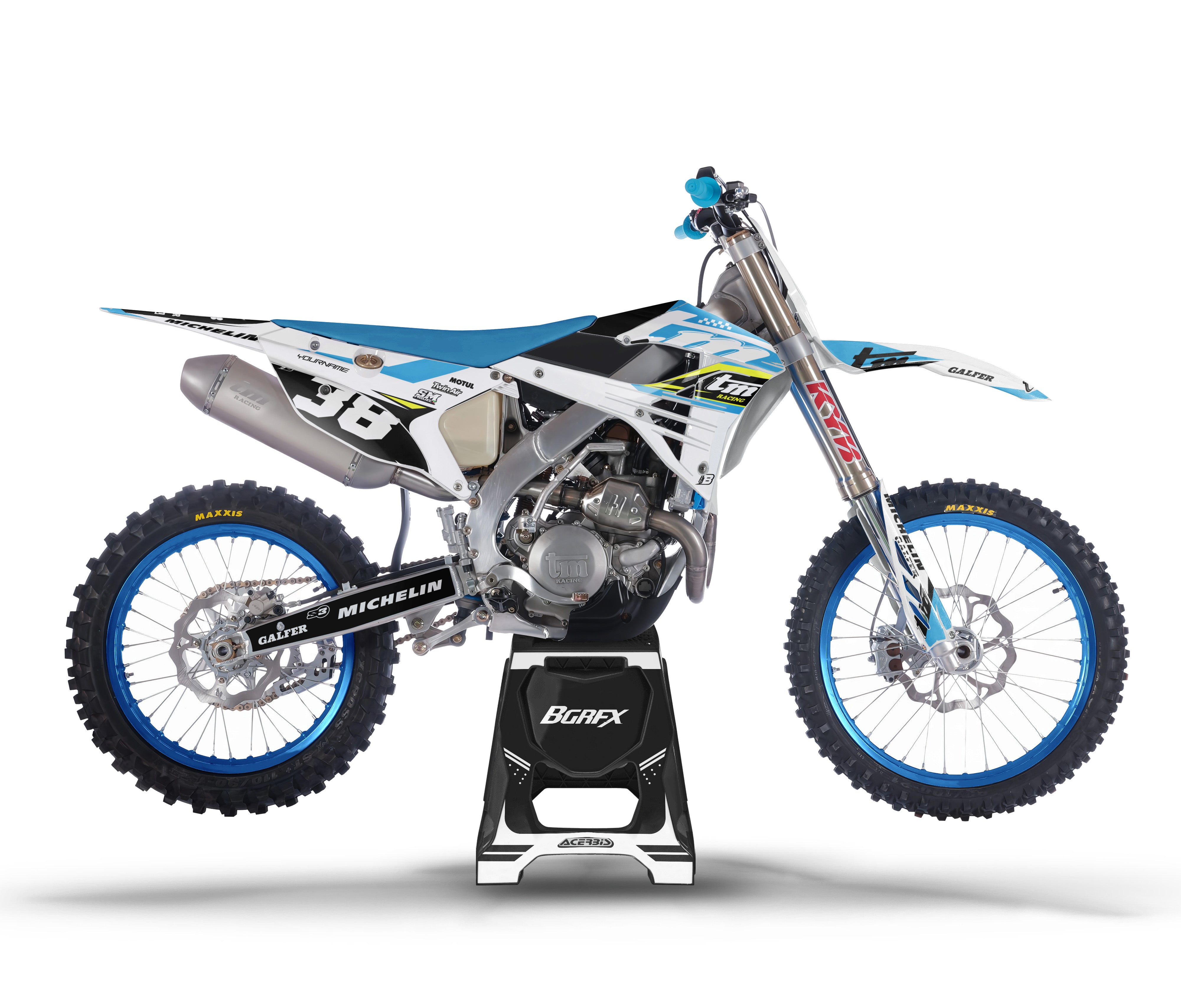 TM RACING FULL GRAPHICS KIT ''ATTACK'' DESIGN – bling graphix