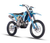 TM RACING FULL GRAPHICS KIT ''BASIC BLUE'' DESIGN