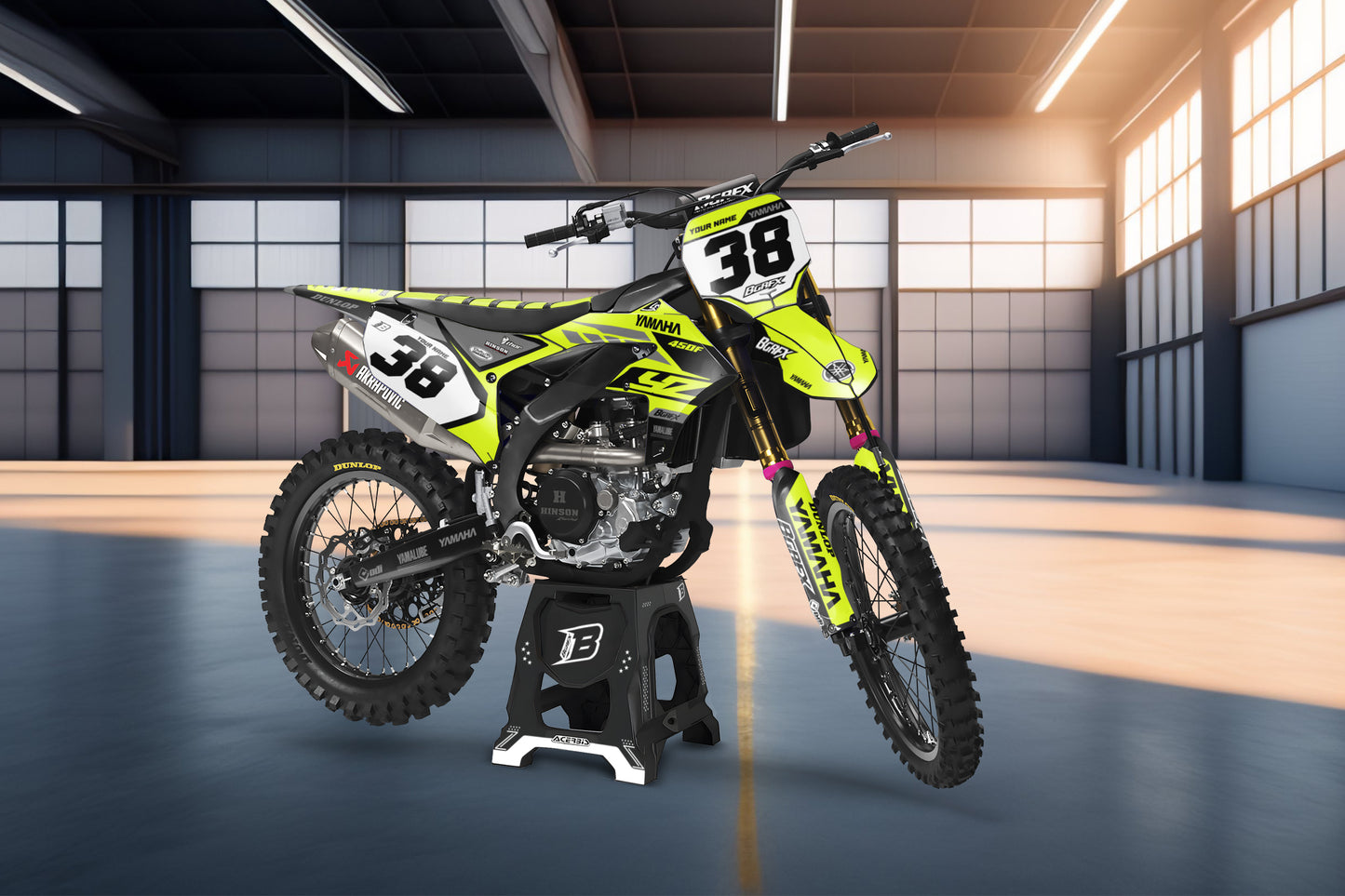 YAMAHA GRAPHICS KIT FLUO ''ACID FLUO'' DESIGN