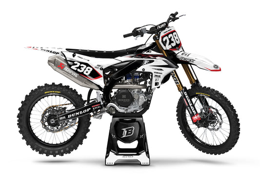 YAMAHA GRAPHICS KIT ''STOCKED WHITE'' DESIGN