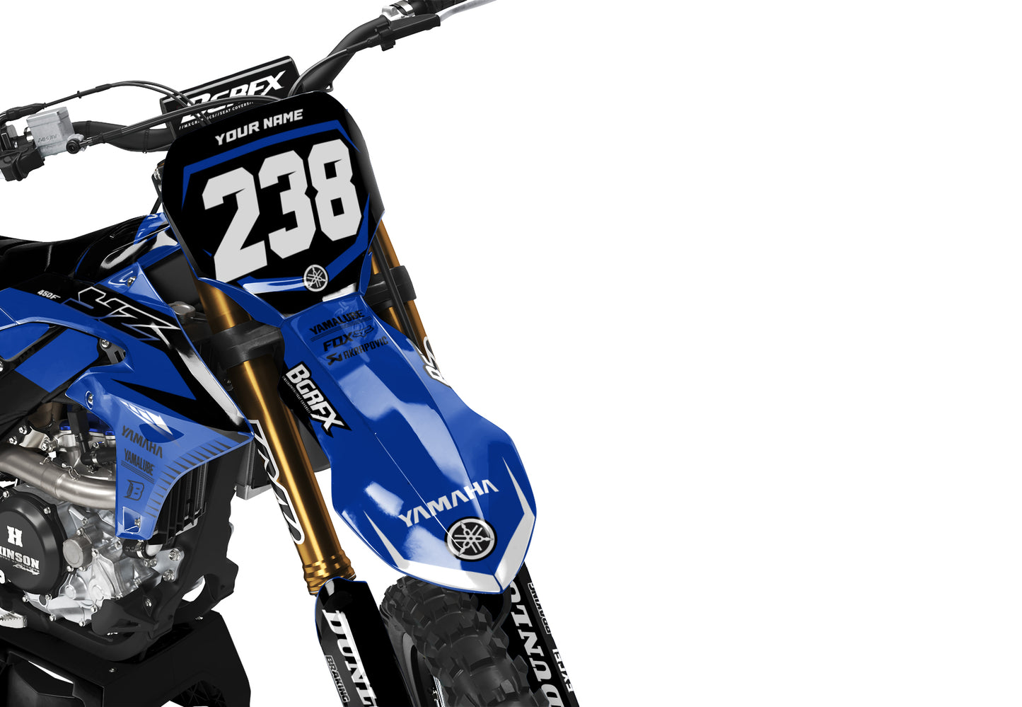 YAMAHA GRAPHICS KIT ''STOCKED'' DESIGN