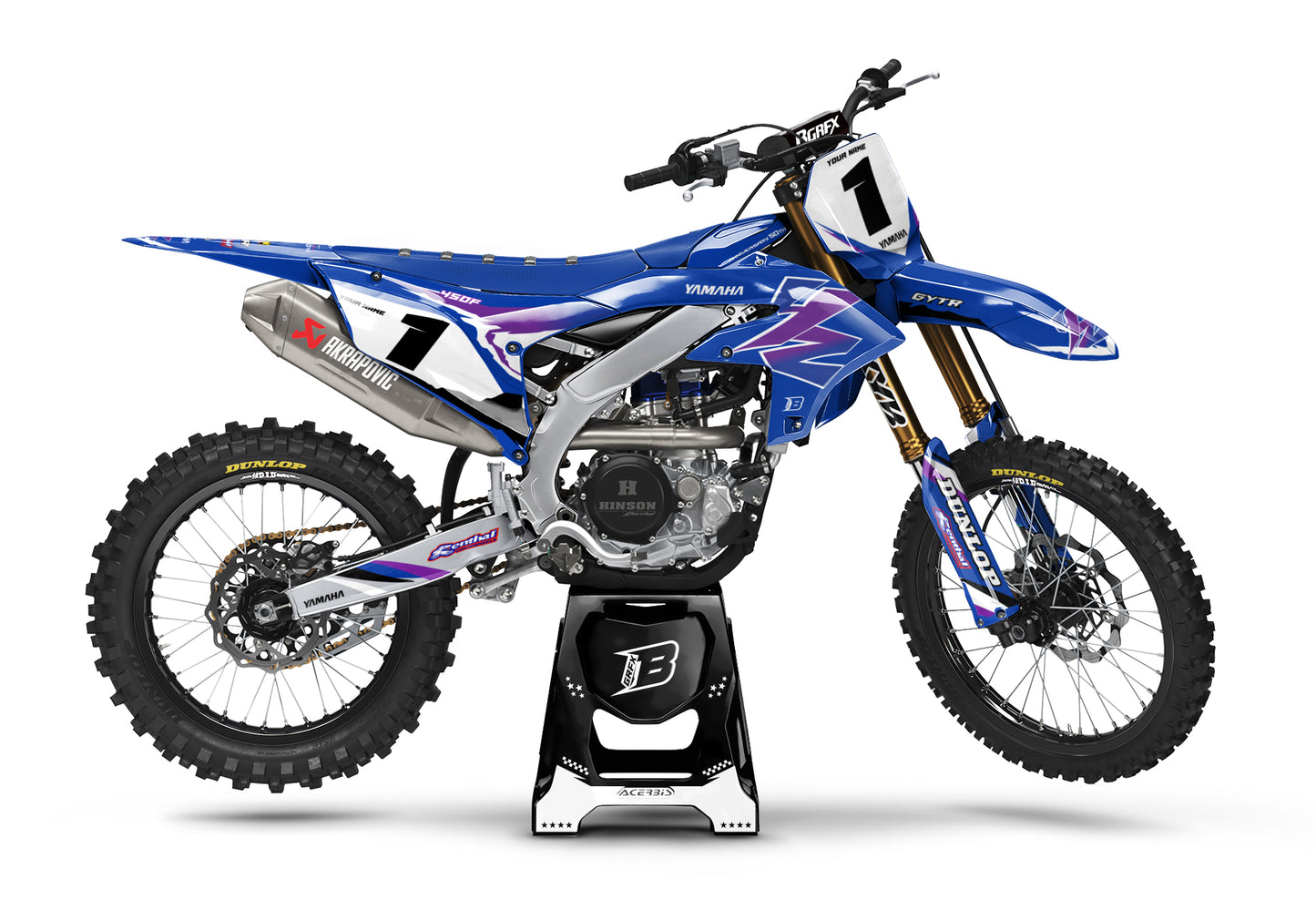 YAMAHA GRAPHICS KIT ''ANNIVERSARY 50TH BLUE'' DESIGN